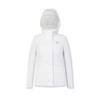 Fleece Lined Comfortable Versatile Hooded Jumpsuit Down Jacket Women Outerwear Jade-White A11W445919FWT