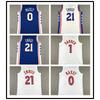 Mens Basketball Jersey Philadelphia 76ers 21 Embroidered Team Sport Shirt Practice Training