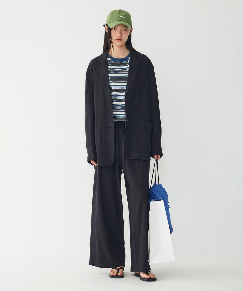 STUDIO TOMBOY Crease String Banding Pants_Black 9176231982