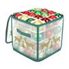 Christmas Ornament Storage Box 64-Grid Christmas Decorative Ball Storage Box With Dividers Christmas Ornament Keeper