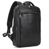 Retro Men's Crazy Horse Leather Backpack Laptop Backpack Leather Daypack Large Capacity Male Travel Backpack With USB Cable