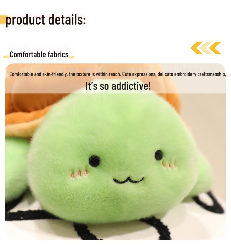Cute Turtle Plush Toy - Sofa & Bed Pillow, Birthday Gift