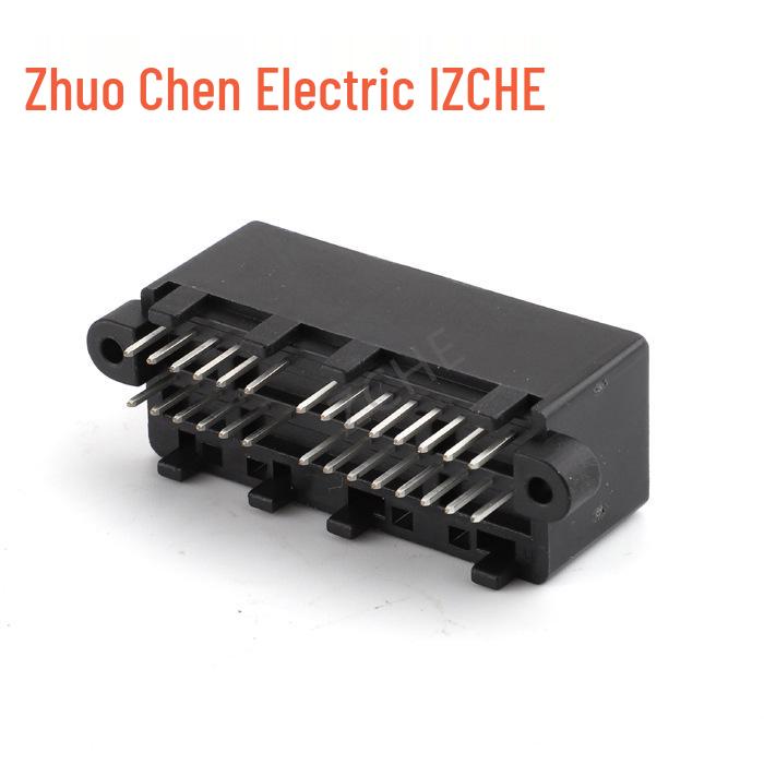 Automotive 28P Wiring Harness Connector Plug 174979-2, 28-hole Socket