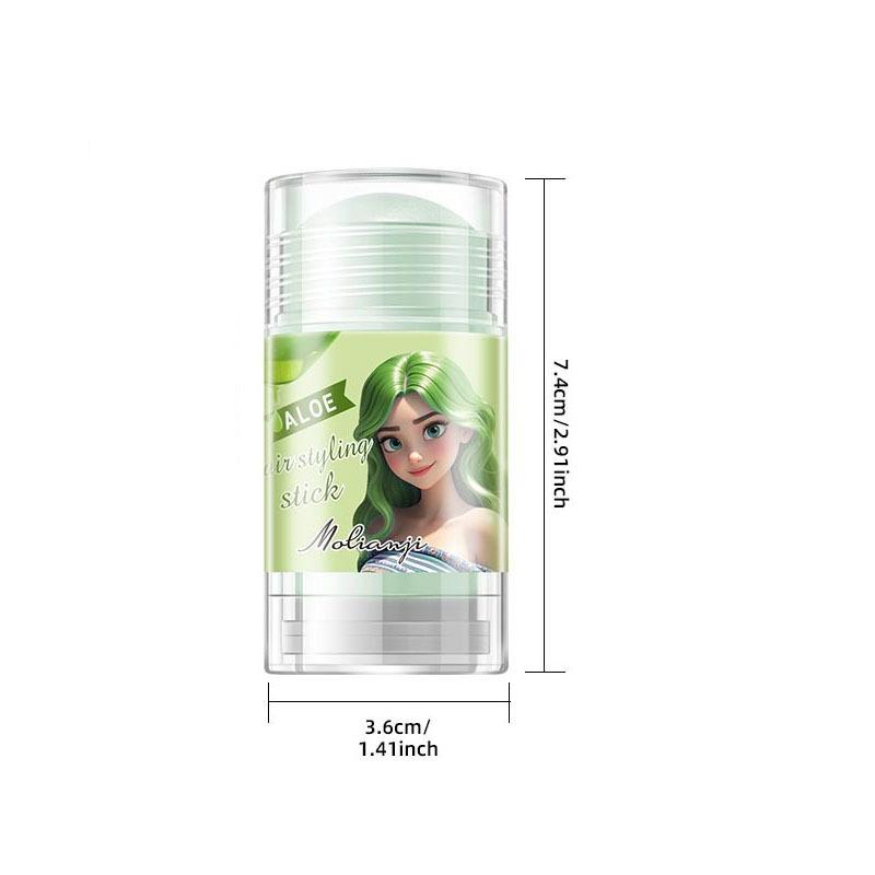 2 Flavors of Hair Styling Cream, Long-lasting Styling, Anti-frizz Bangs Hair Wax Stick,