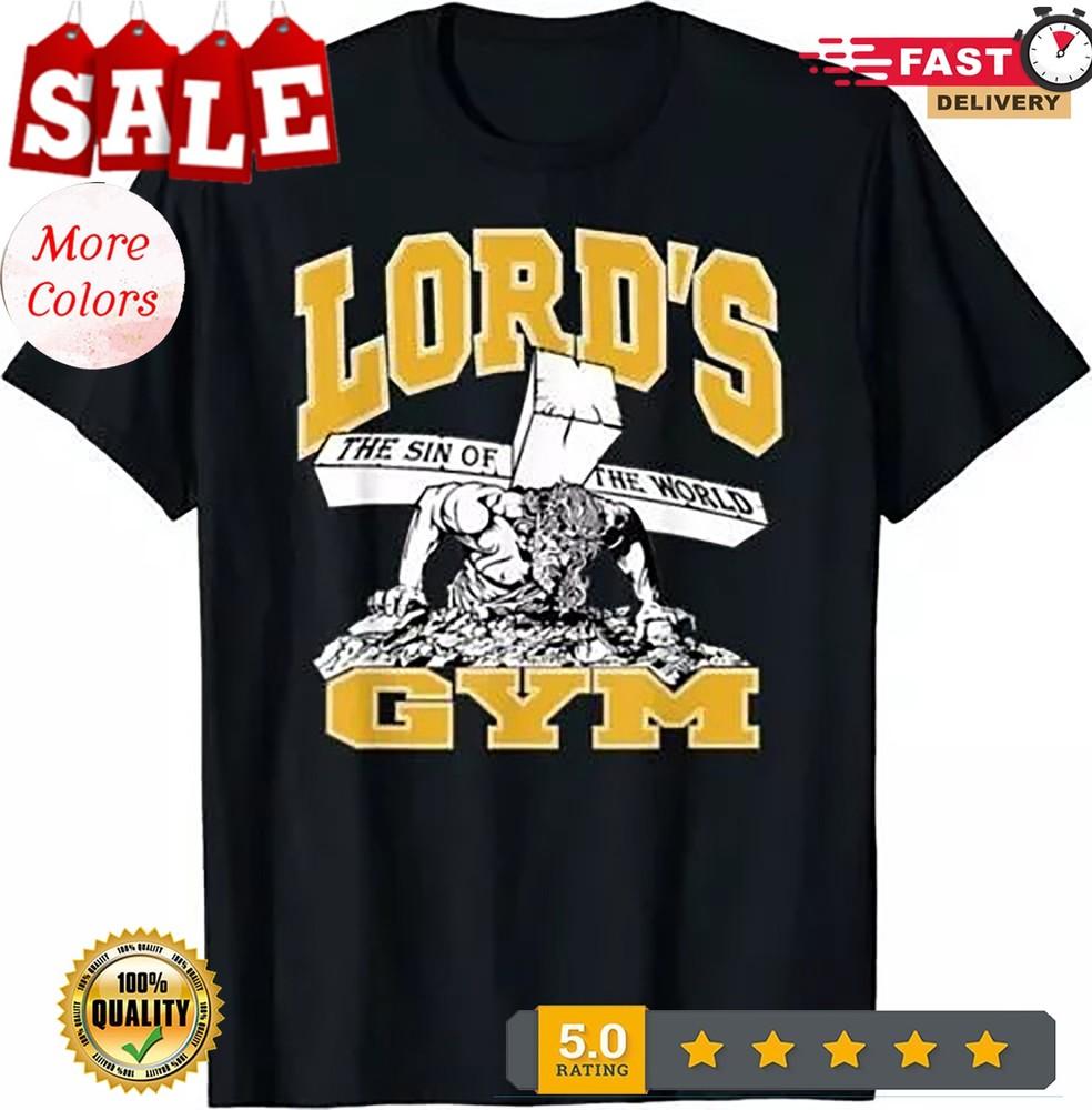 НОВАЯ ОГРАНИЧЕННАЯ Футболка Lord s Gym Иисус 4XL