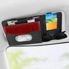 Auto Visor Organizer Auto Interior Accessories Pocket Organizer Sunglasses Holder Car Truck SUV Storage Pouch Holder For Cards