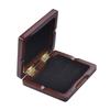Vroomoto Wooden Bassoon Case, Maroon, Hand-Carved Box, Holds 3 Bassoons, French Design, Gentle Magnetic Lock, Ventilation Holes, Portable Size