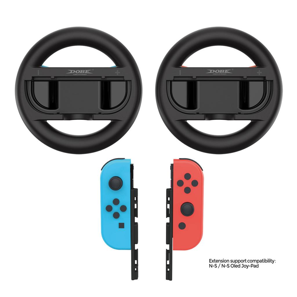DOBE TNS-3196S Steering Wheels for Nintendo Switch/Switch OLED Console Joy-Cons Racing Wheels Joycon Controller