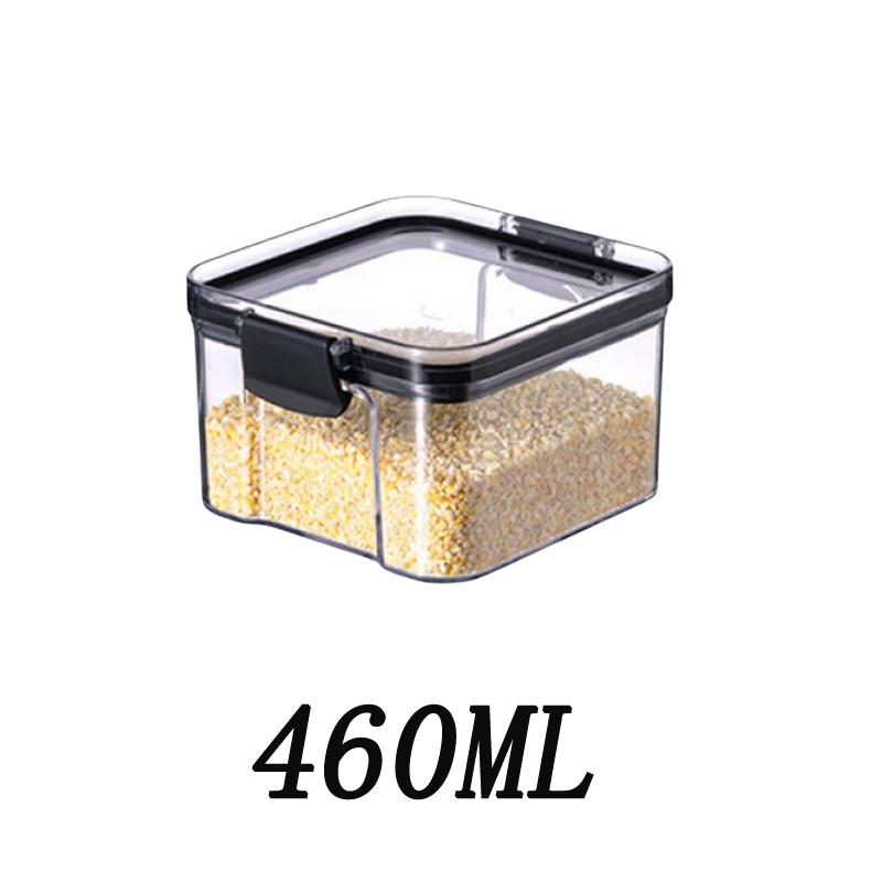 

460ML Switch Storage Box Storage jar coarse cereals dried fruit spice storage box family Kitchen accessories seal Switch buckle XXL