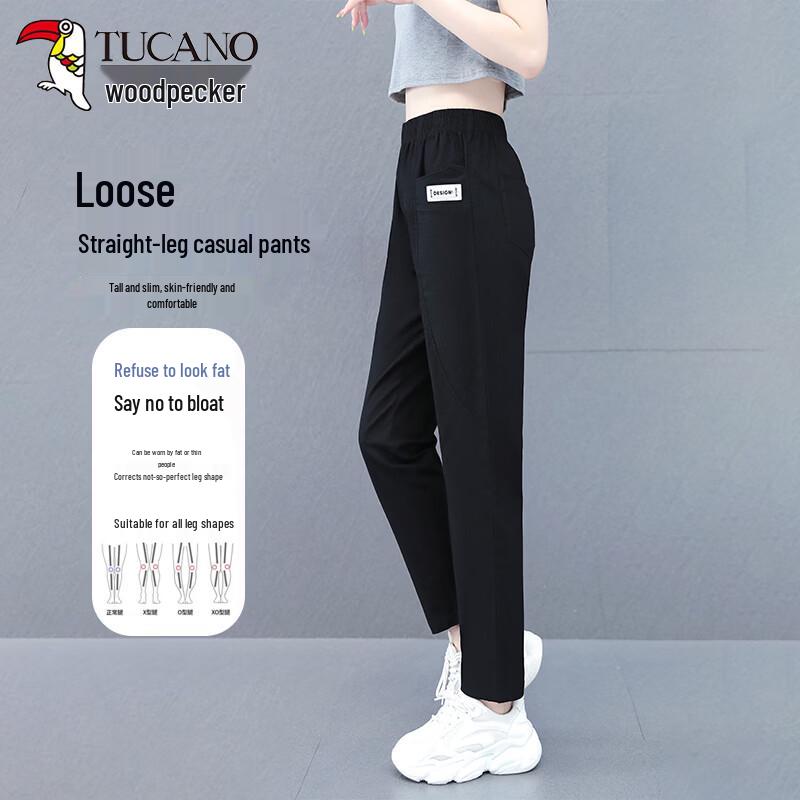 

Woodpecker Women s Summer Loose Straight Casual Pants XL