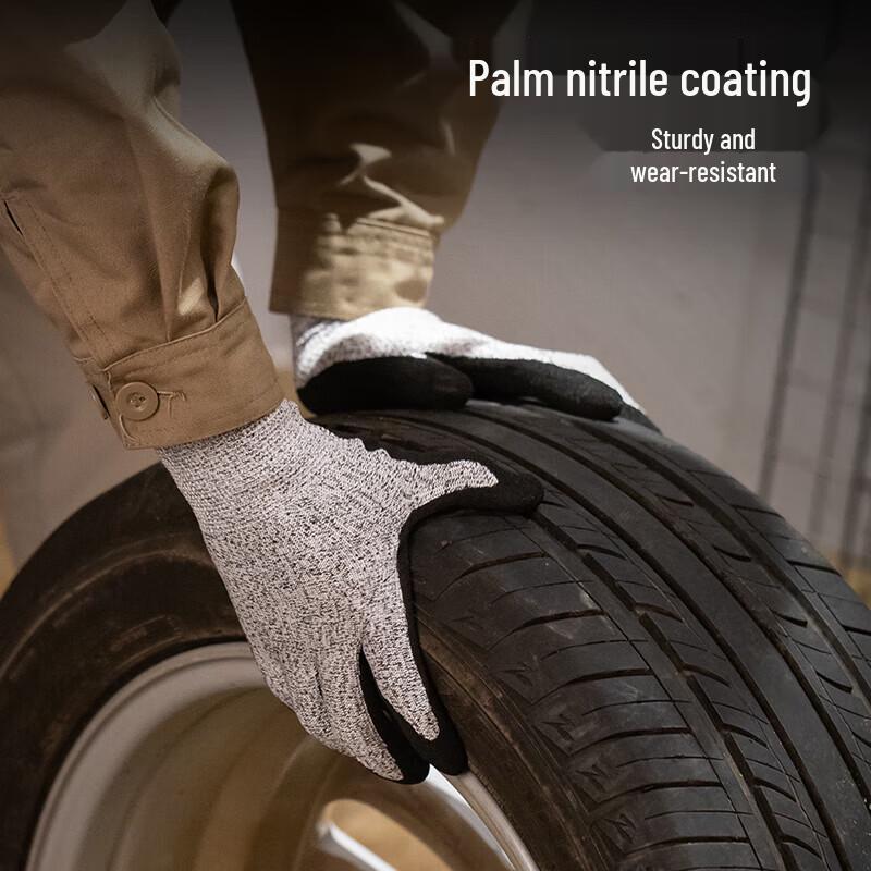 Deli Cut-Resistant Nitrile Coated Gloves