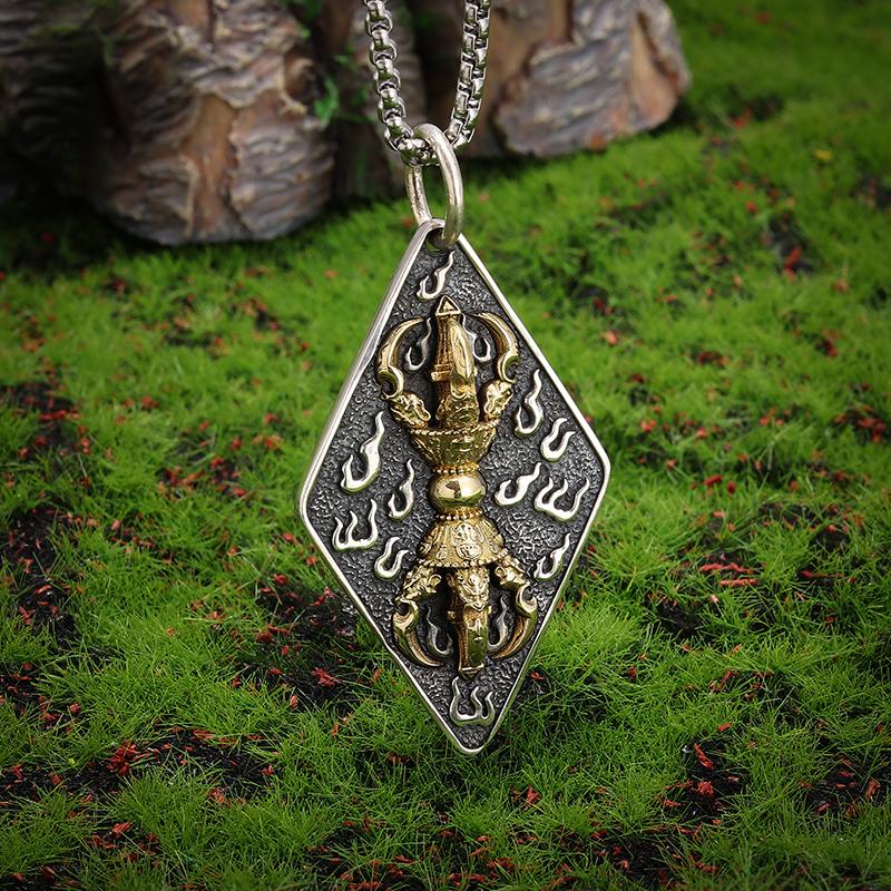 Vintage katolický kříž náhrdelník s přívěskem muži ženy křesťanské věřící modlitební amulet šperky