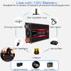 12V To 110V/220V Car Inverter Converter LCD Display Modified Sine Wave Voltage Transformer Car Adapter Charge Converter