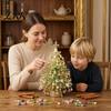 Kerstboom Kralen Knutselen DIY Handgemaakt Kralen Mini Tafelblad Kit, Kristallen Kerst Feestelijke Bureau Decoratie Set, Ornament voor Plank Openhaard Decoratie, Vakantie