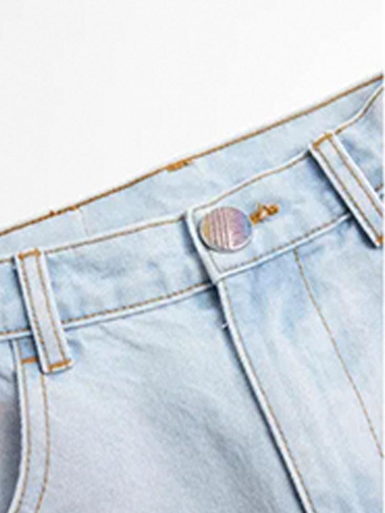Pink Blue Design Vintage Baggy Loose Jeans Women Y2k Harajuku High Waist Denim Trousers Female Retro Fashion 90s Aesthetic Wide Pants Sreetwear