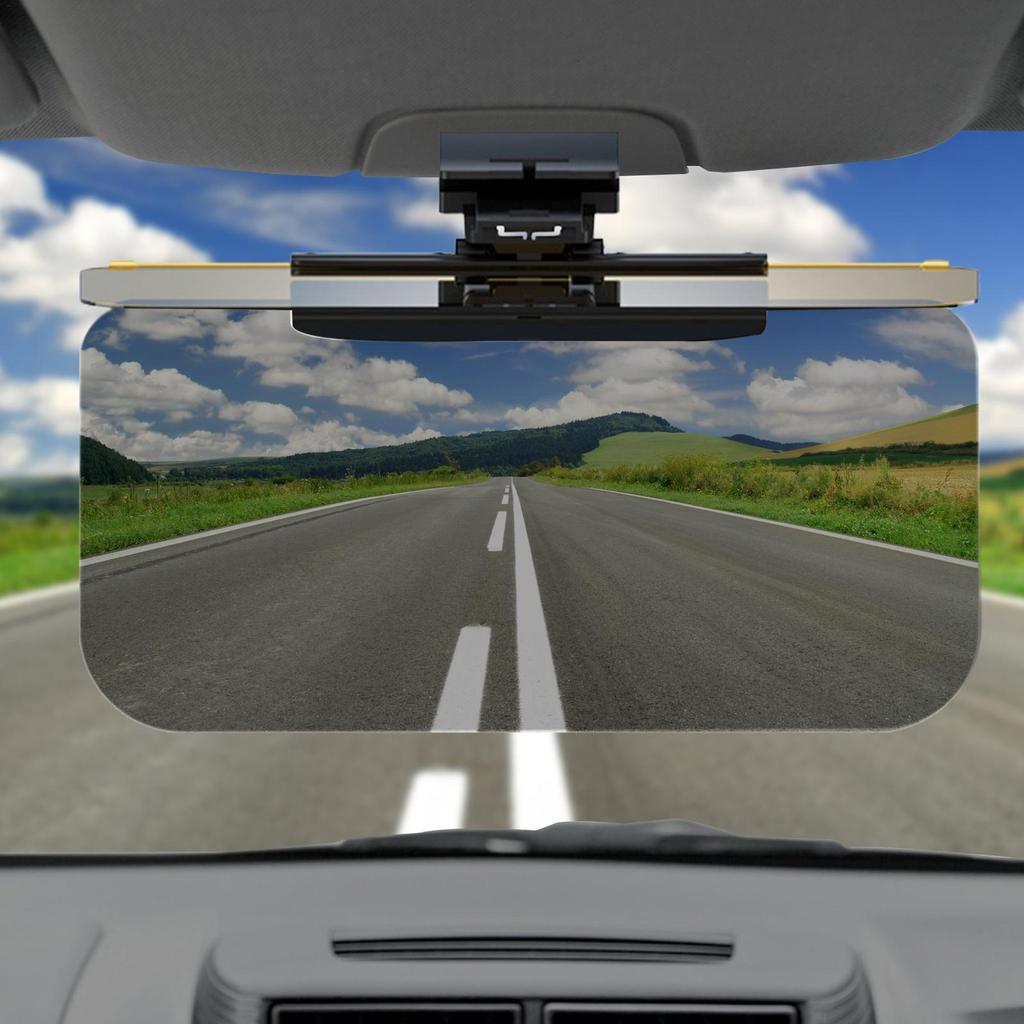 Sun Visor For Car Car Sun Visor Extension Sunshade Goggles Shield Mirror For Safe Driving Day And Night Windshield Suv Truck