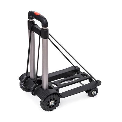 Aluminum Alloy 4-Wheel Folding Handcart Shopping Trolley