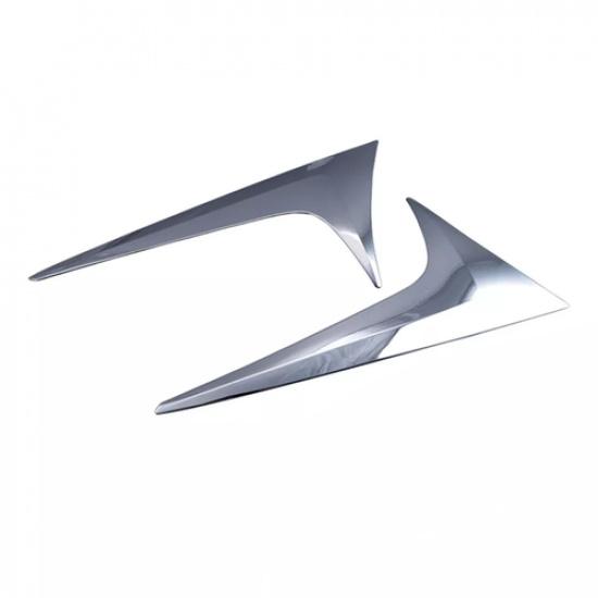 For 2017-2025 Mazda CX-5 Chrome Rear Window Spoiler Wing Cover Trim Accessories