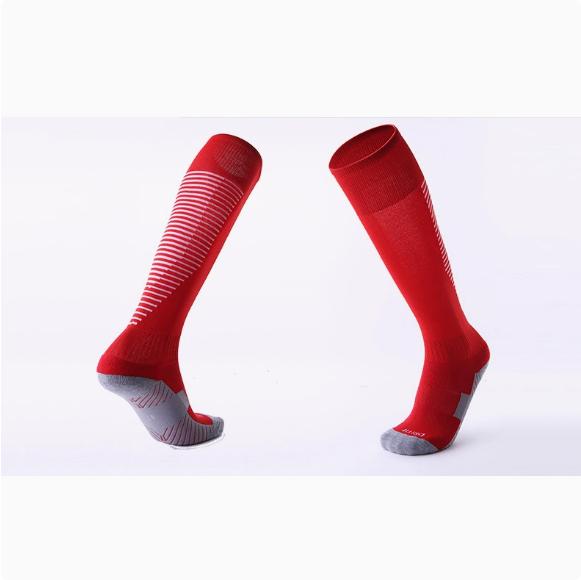 Extra dicke, schweißabsorbierende Fußballsocken für Herren mit Frotteesohle für Outdoor-Sportarten.