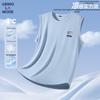 GENIOLAMODE Men's Ice Silk Sleeveless T-Shirt