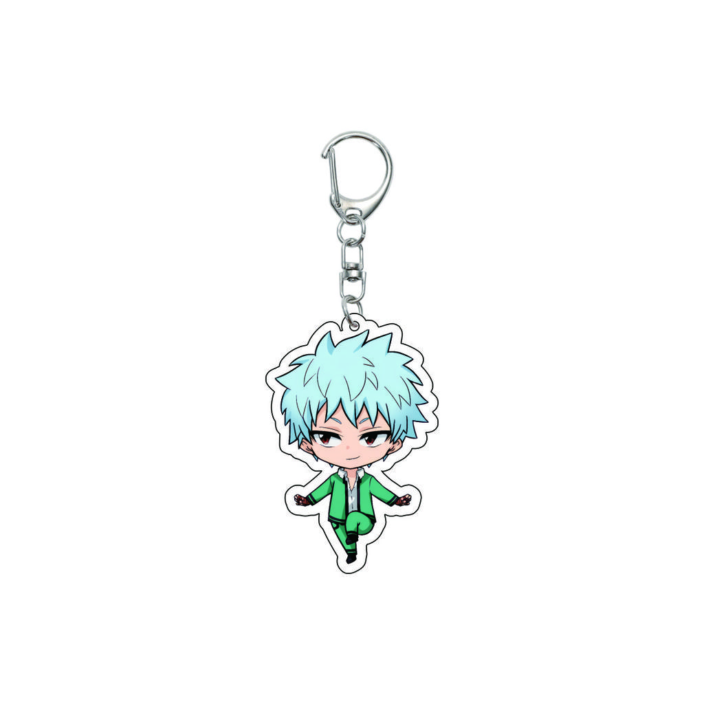 55MM Κλειδοθήκη Anime Η Καταστροφική Ζωή του Saiki K Saiki Kusuo Teruhashi Kokomi Κλειδοθήκη Ακρυλική Πλάκα Μοντέλου Χριστουγεννιάτικα Δώρα
