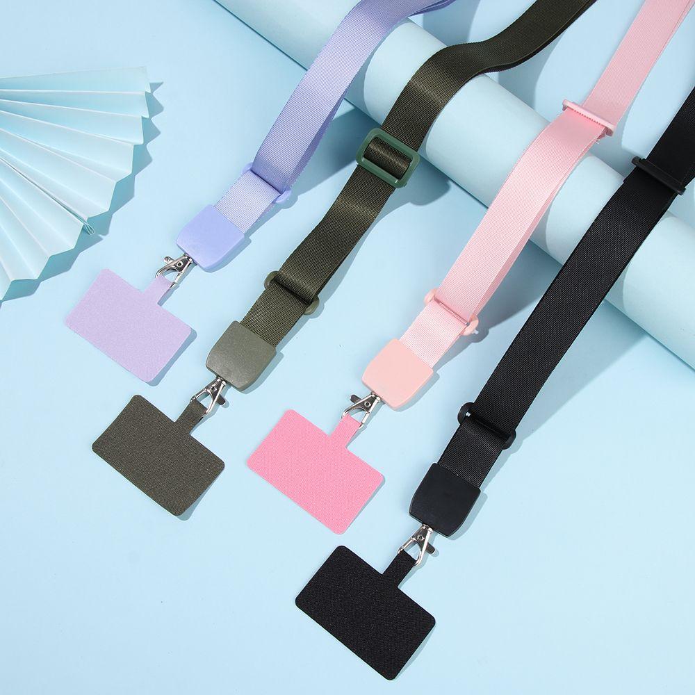 Adjustable Neck Cord Phone Strap Phone Lanyards Cell Holder Phone Hanging Cord Patch