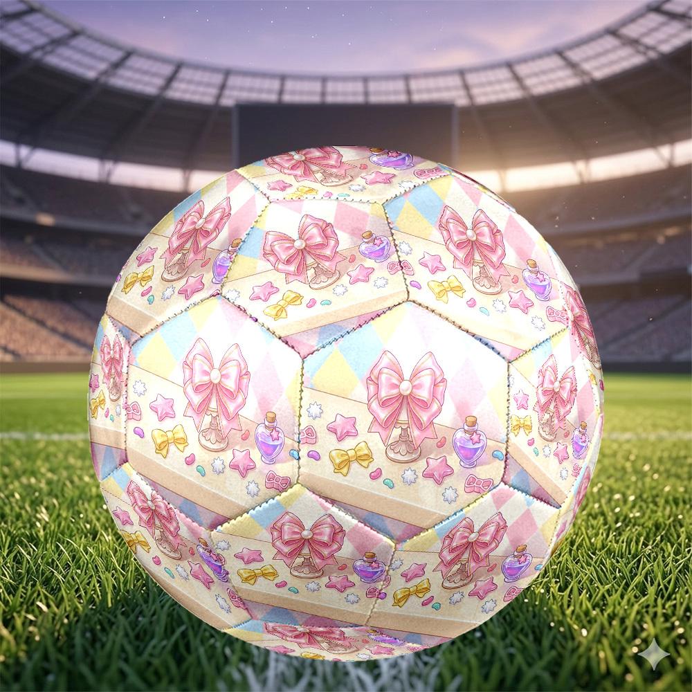 1pc Pastel Fantasy Themed Soccer Ball, Size 5, Lightweight PVC Material, Outdoor Training Soccer Ball Gift. Q62218