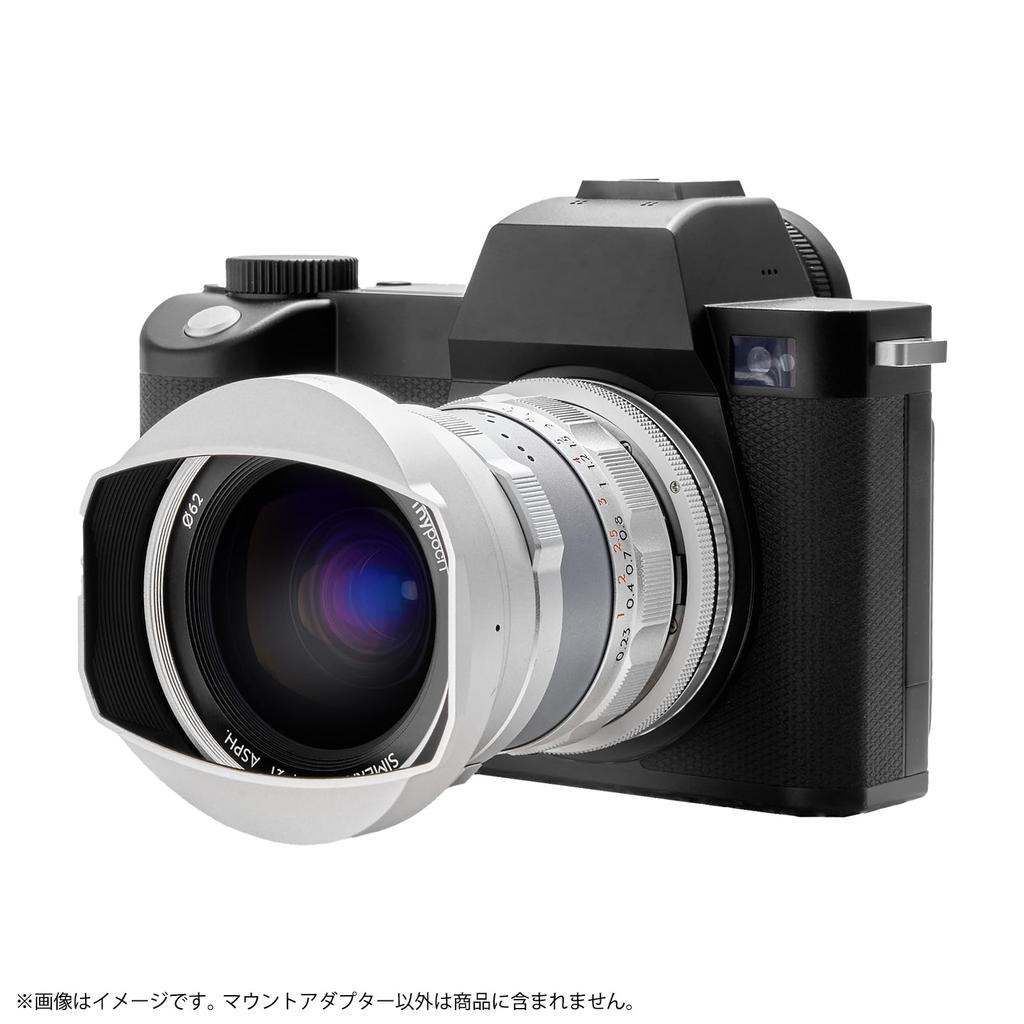 SHOTEN Mount Adapter M BF Lenses to with 6mm Shortens Minimum Focus Focus Matte Silver LM-LSL (Converts M-Mount L-Mount Cameras) Helicoid, Close-Up