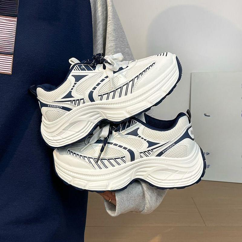 

Spring and Autumn Elegant Round-Toe Breathable Running Sport Casual Shoes Fashiable Bestselling New Comfort Women s Shoes 35 синій
