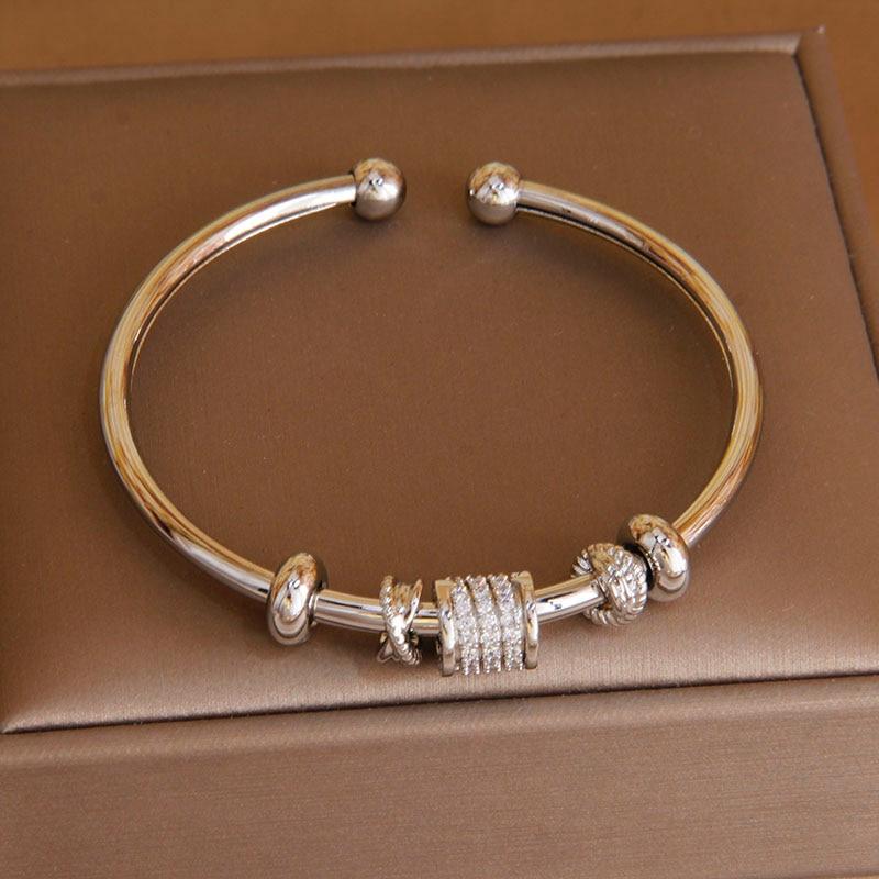 Brățări cu farmec în cruce din zirconiu de lux clasic pentru femei Bijuterii de marcă de modă Brățară elegantă cu nod