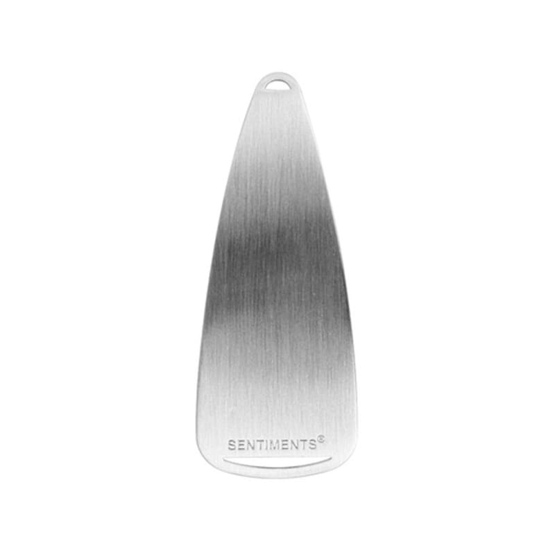 SENTIMENTS NO.515 [SILVER SATIN] SLEEK TRIANGLE HAIR pin