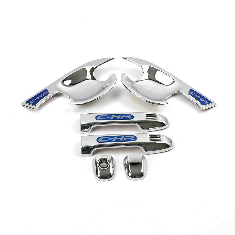 Toyota CHR/IZOA 18-21 Ochranná lišta proti poškrábání kliky dveří a samolepka do misky