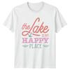 The Lake Is My Happy Place Anchor Nature Lake Lover TShirt