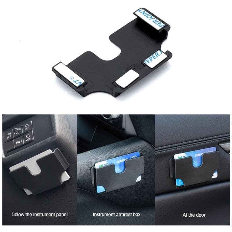 Universal Car Interior Card Holder Multi-function Portable Card Storage Box Car Sun Visor Card Slot Box