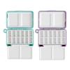 Portable Watercolour Paint Palette Folding Paint Palette Case Watercolor Paint Mixing Tray For Oil Acrylics Paint