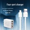 Universal Multi-Port USB Charger for Fast Charging Android Devices - Compatible with Huawei, Xiaomi, Vivo, and OPPO Phones