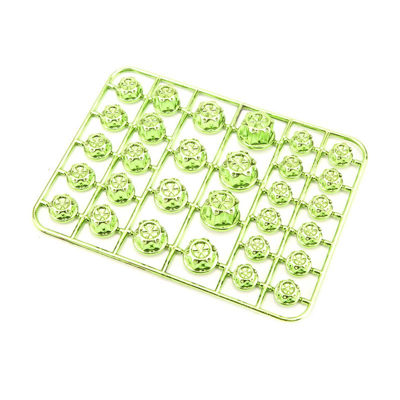 30 szt. Zestaw nakładek na śruby motocyklowe Zestaw Pokrowce na nakrętki i śruby silnika Ozdobne nakładki na śruby głowicy i korpusu Akcesoria do modyfikacji motocykla