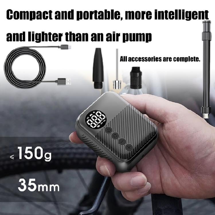 Rechargeable Car Air Compressor Portable Car Tire Inflator Pump With Digital Display Handheld Bicycles Air pumps