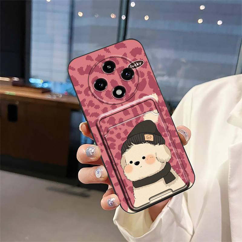Soft Case Graffiti Phone Case For OPPO A3 Pro 5G China/F27Pro/F27PRO+ Cute Card Bag Dirt-resistant Anti-knock Card Slot
