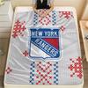New York Rangers Flannel Blanket, High Quality Comfortable for All Seasons, Home Decor, Warmth and Comfort