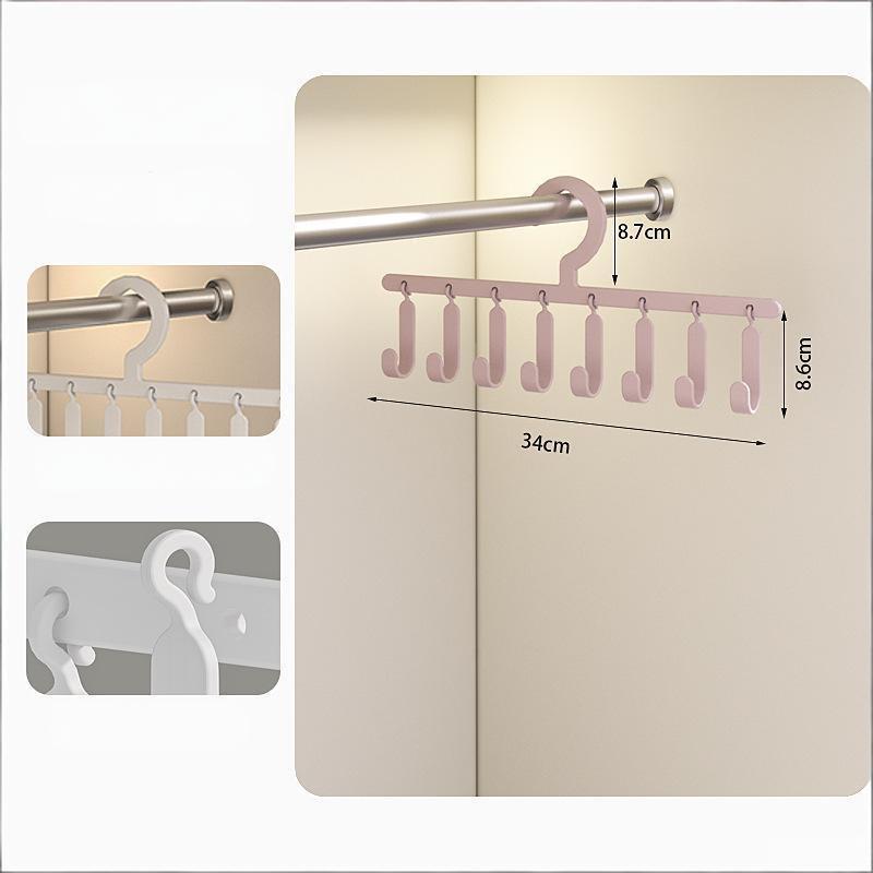 Wardrobe Vest, Underwear, Camisole Storage Hanger, Hat Hanger, Multifunctional Hook And Clip Clothes Drying Rack