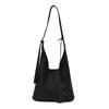 Simple bucket bag 2025 autumn new fashion trendy women's commuting temperament portable Korean version shoulder messenger bag