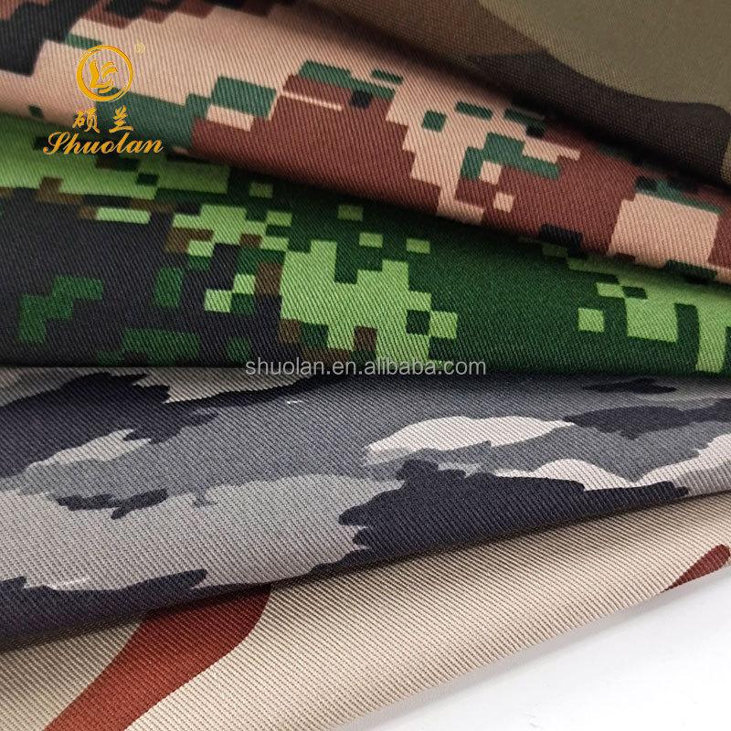 Twill Anti Digital Camouflage Workwear Combat Fatigues Uniform Fabric