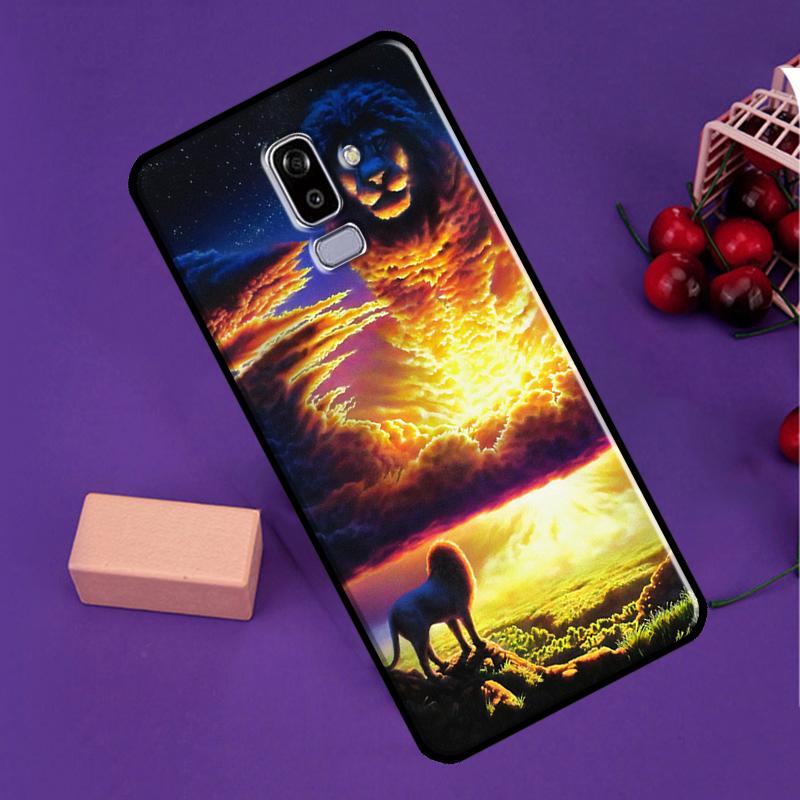 The Animal Lion Phone Case For Samsung Galaxy J3 J5 J7 2017 J1 A5 A3 2016 J8 J4 J6 Plus A6 A8 A7 A9 2018