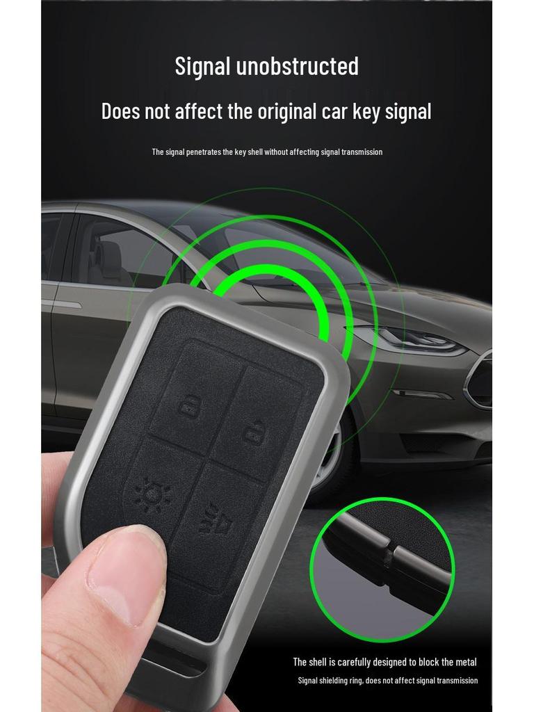 Volvo XC60/S60/V90/V60/S40/S80 Key Cover - Zinc Alloy Shell