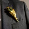 Creative Branch-Shaped Flower Insert Brooch Jewelry DIY Clothing Corsage Metal Branch Pins For Brooches With Insert Flowers