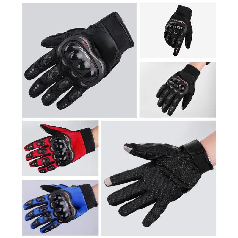 Mănuși de motocicletă Mănuși de motocicletă pentru bărbați Mănuși de curse cu degete închise respirabile pentru sporturi în aer liber Călărie pe biciclete