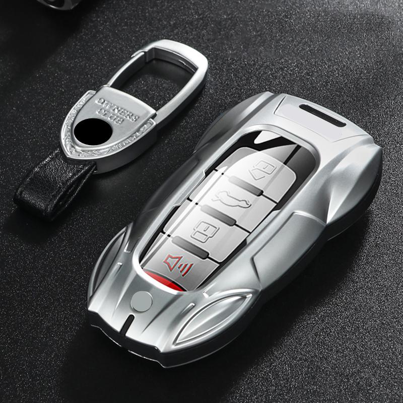 Metal Auto Smart Key Fob Case Cover Mount Protector Housing Key Ring Remote Fit For GWM Haval Series New H6 Series Hev Phev Jolion Series S Dargo