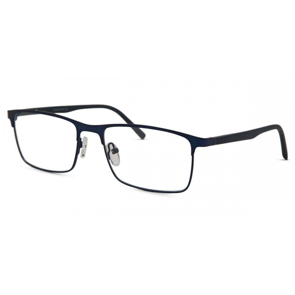 Full Rim Rectangle Blue Smartbuy Collection Blaire Asian Fit 605b Fashion Unisex Eyeglasses