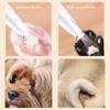 Dog Paw Trimmer with LED Light Pet Electric Pushing Scissors Waterproof Cordless for Dogs Cats Trimming Paws Eyes Ears Face Rump